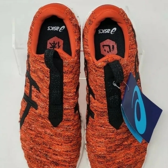 Asics Mens Sz 8 Hyper Gel Kenzen T8F0N Orange Running Shoes Slip On Low Top New main image 6